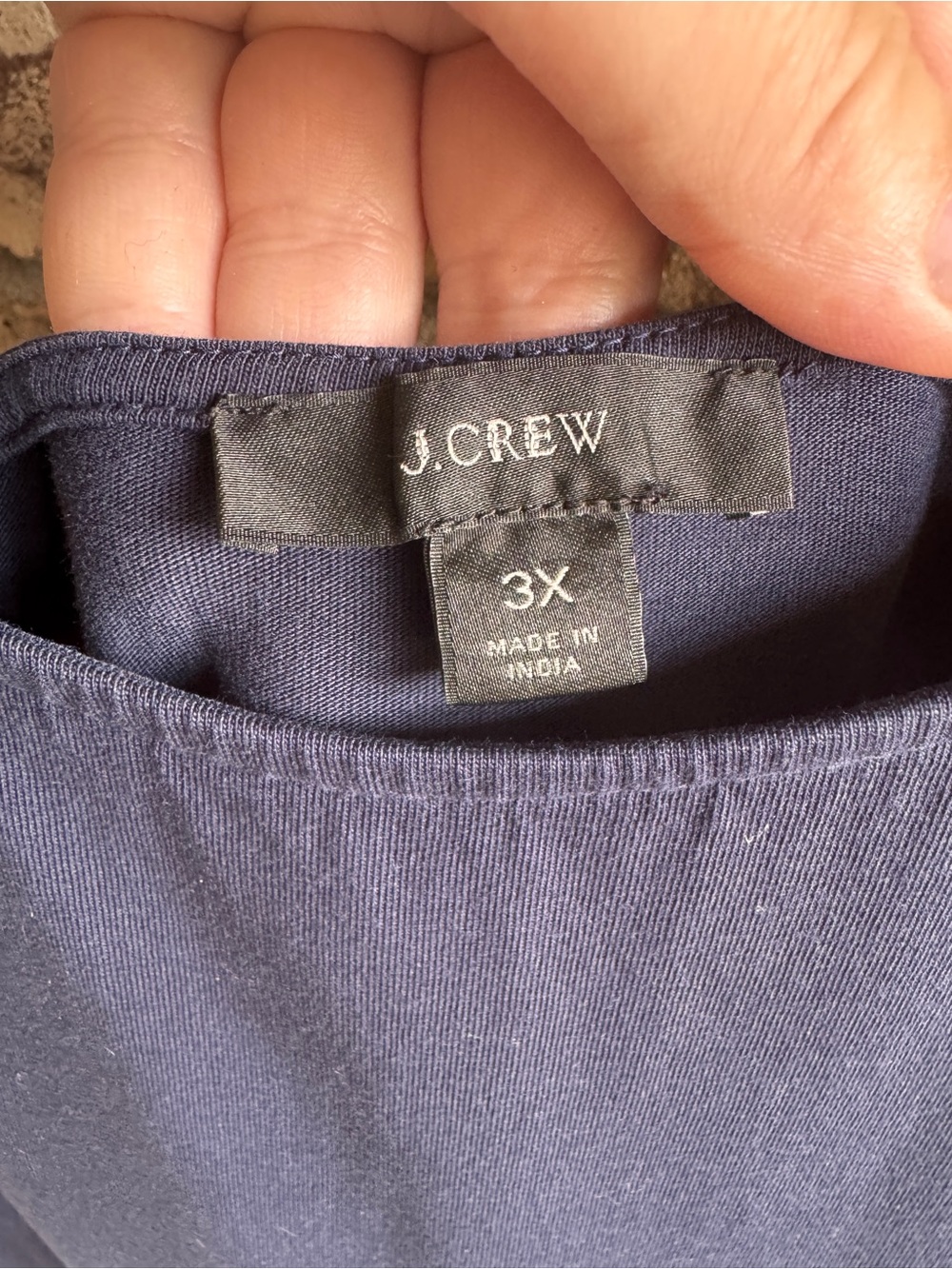 J.Crew Women’s 3X Navy Blue Tiered Midi Dress Sleeveless Scoop Neck Plus Size - Picture 3 of 7